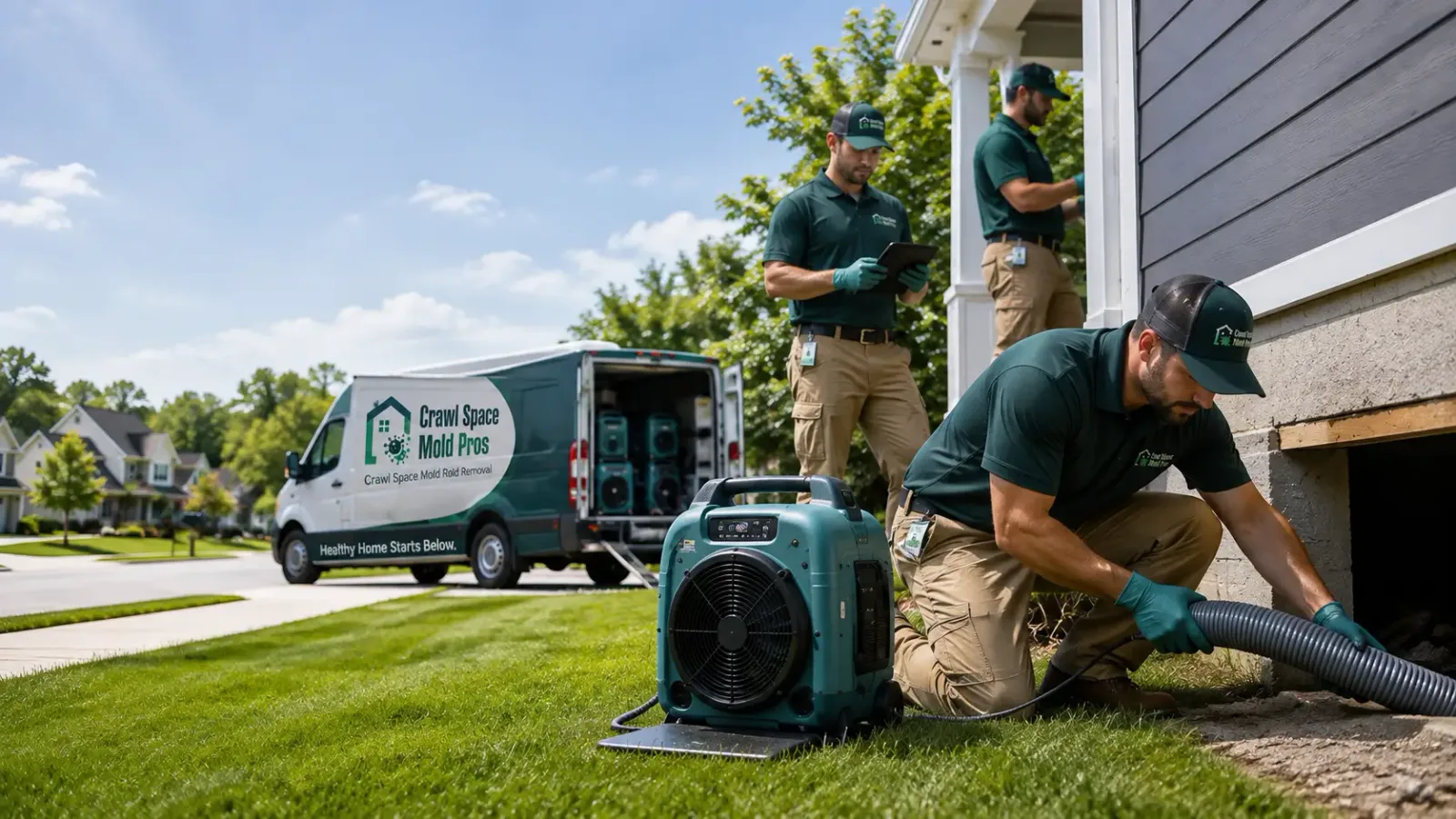 Crawl Space Mold Removal in Phelan, CA